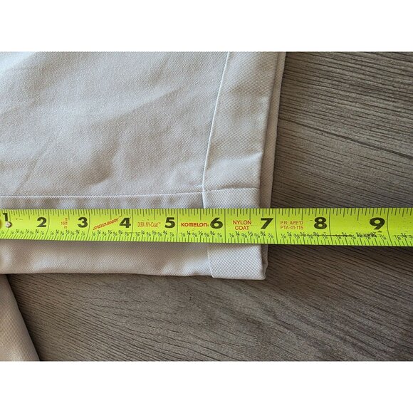 Talbots Womens Beige Cotton Pleated Shorts Size 12 - Picture 4 of 4